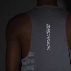 Майка Salomon Sense Aero Singlet GFX M - сіра