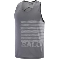 Майка Salomon Sense Aero Singlet GFX M - сіра