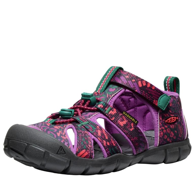 Сандалі Keen Seacamp II CNX J - фіолетово/чорні