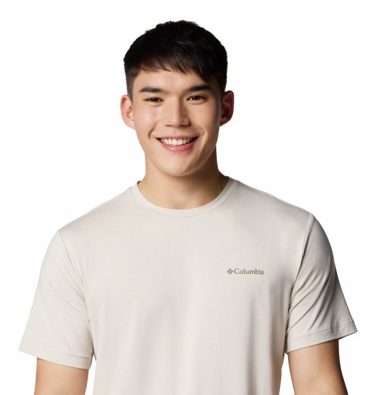 Футболка Columbia Kwick Hike™ Back Graphic SS Tee M - бежева