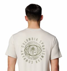Футболка Columbia Kwick Hike™ Back Graphic SS Tee M - бежева