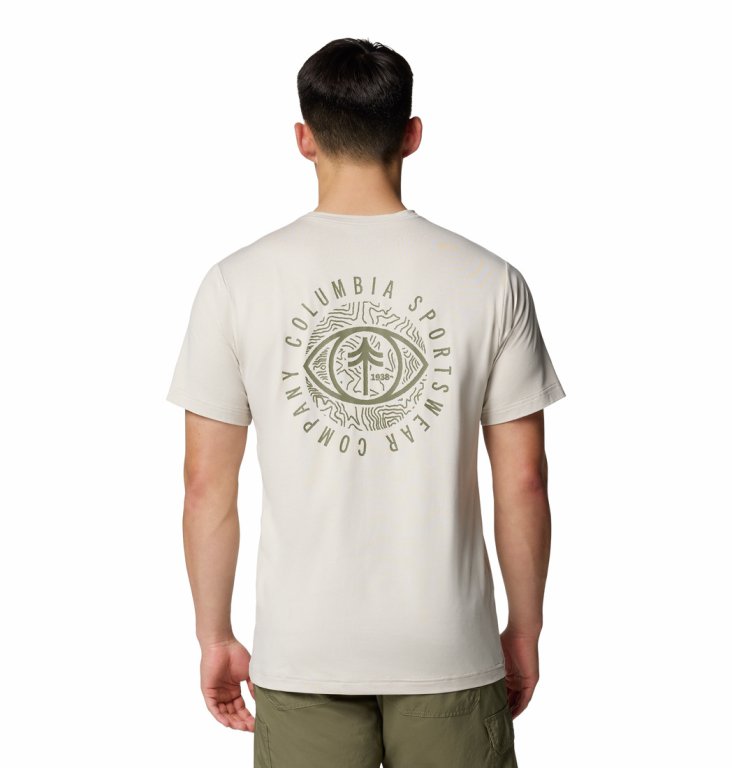 Футболка Columbia Kwick Hike™ Back Graphic SS Tee M - бежева