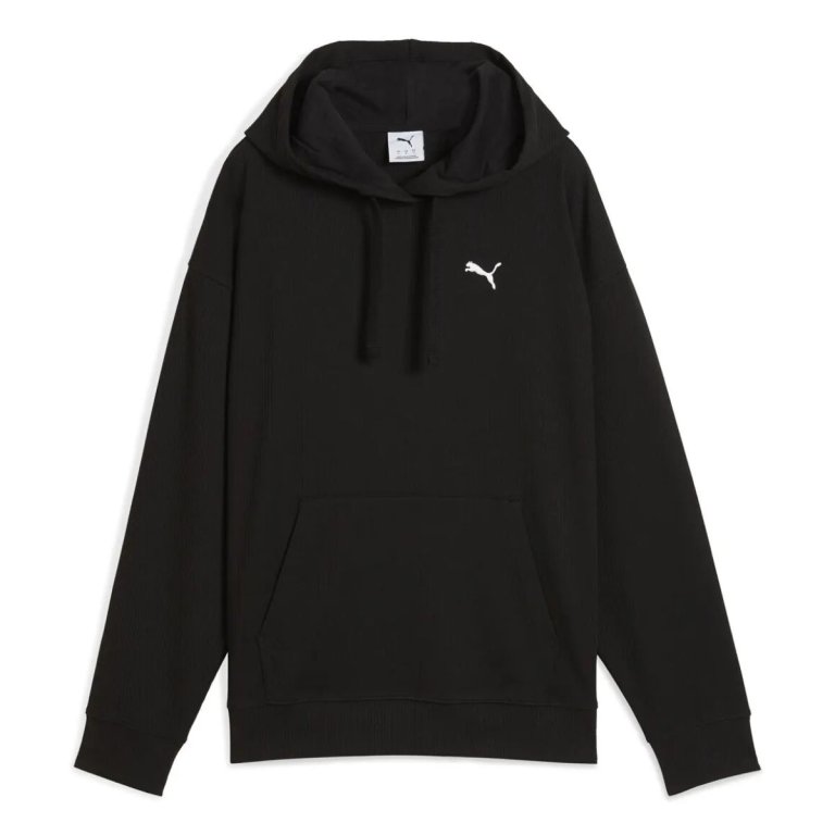 Худі Puma Ess Elevated Comfort Rib Hoodie W - чорне