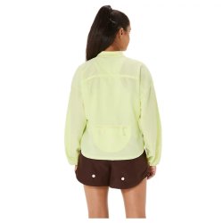 Куртка Asics Nagino Run Adjustable Jacket W - жовта
