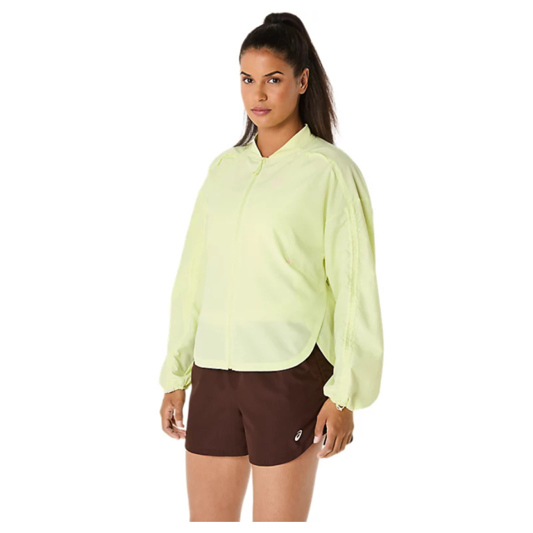 Куртка Asics Nagino Run Adjustable Jacket W - жовта
