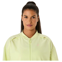 Куртка Asics Nagino Run Adjustable Jacket W - жовта