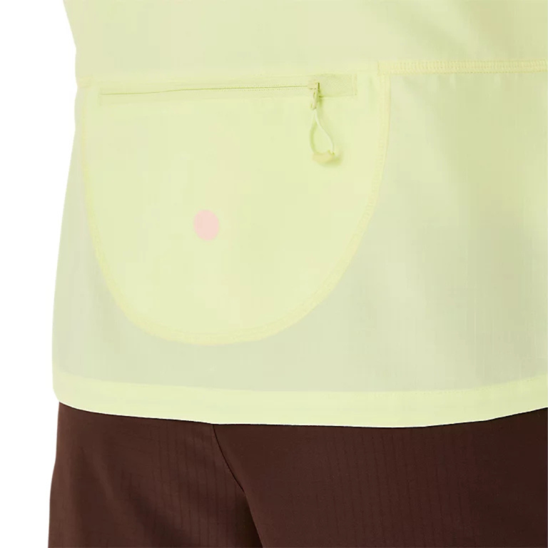 Куртка Asics Nagino Run Adjustable Jacket W - жовта