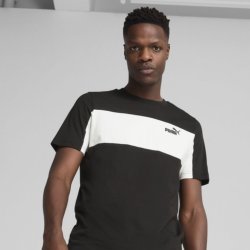Футболка Puma Ess Block Tee M - чорна