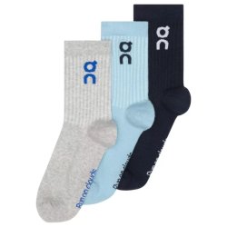 Шкарпетки ON Logo Sock High 3P - синьо/чорні