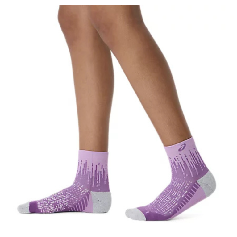 Шкарпетки Asics Performance Run Sock Quarter Sock - фіолетові