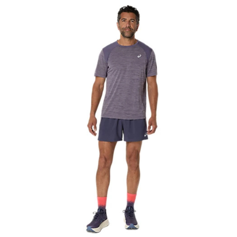 Шорти Asics Road 5In Short M - фіолетові