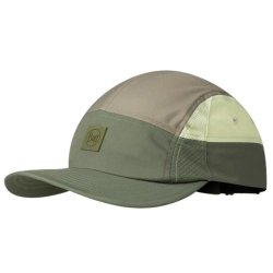 Кепка Buff 5 Panel Go Cap - коричнево/зелена