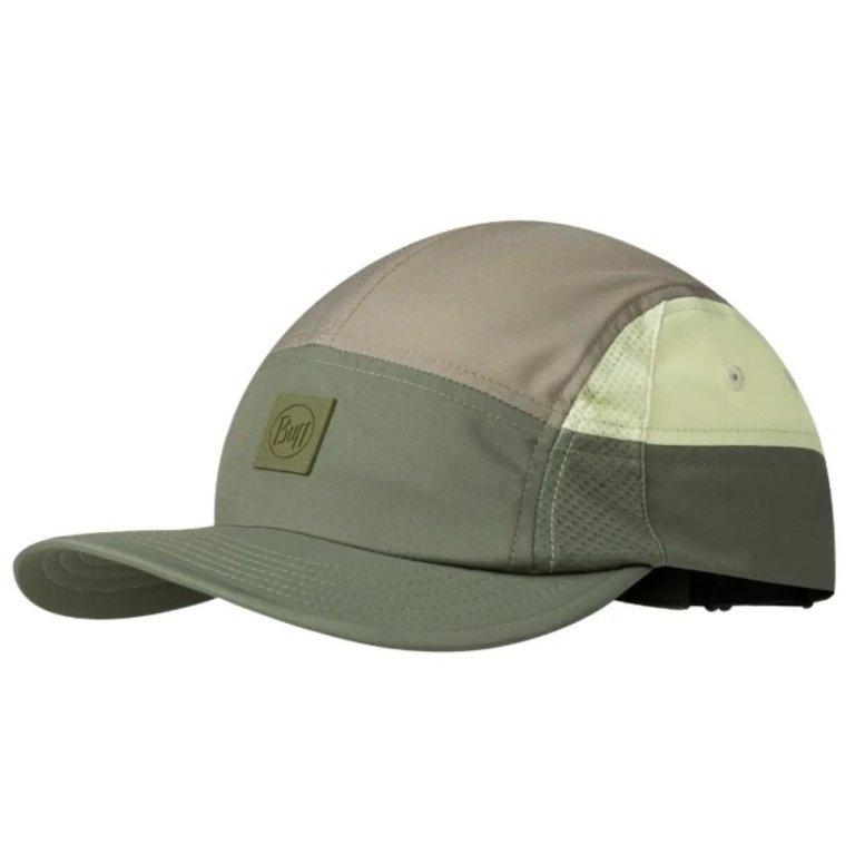 Кепка Buff 5 Panel Go Cap - коричнево/зелена