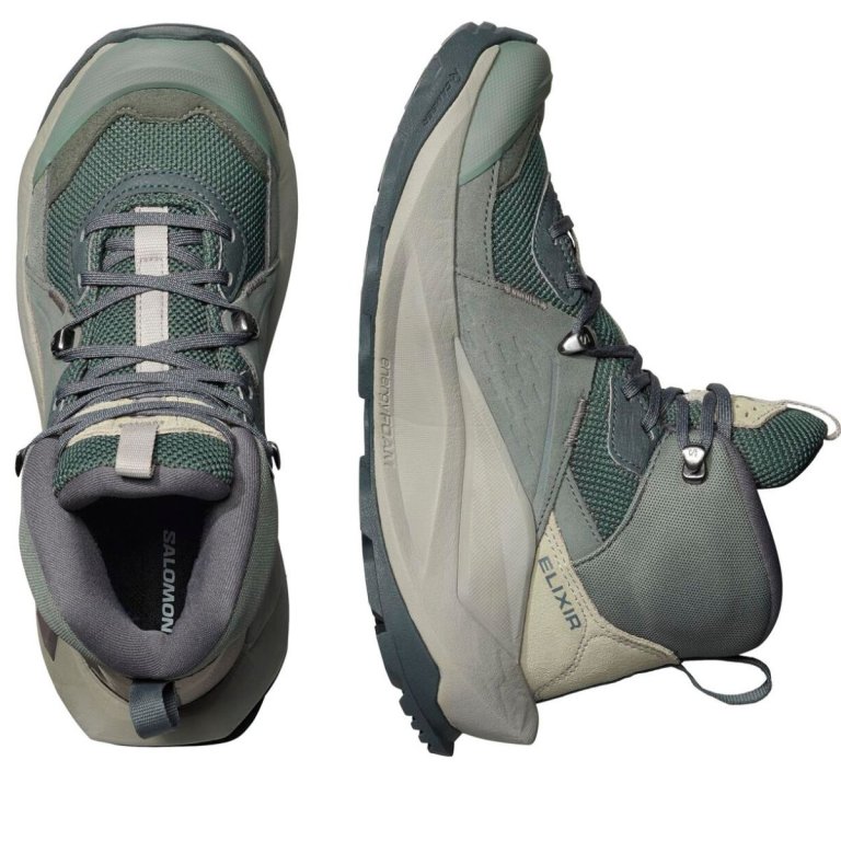 Взуття Salomon Elixir Mid GTX W - зелене