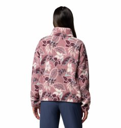 Кофта Columbia Helvetia™ II Printed Cropped Half Snap W - рожево/фіолетова