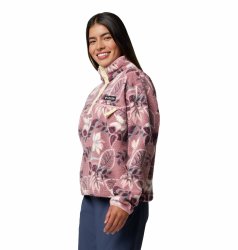 Кофта Columbia Helvetia™ II Printed Cropped Half Snap W - рожево/фіолетова