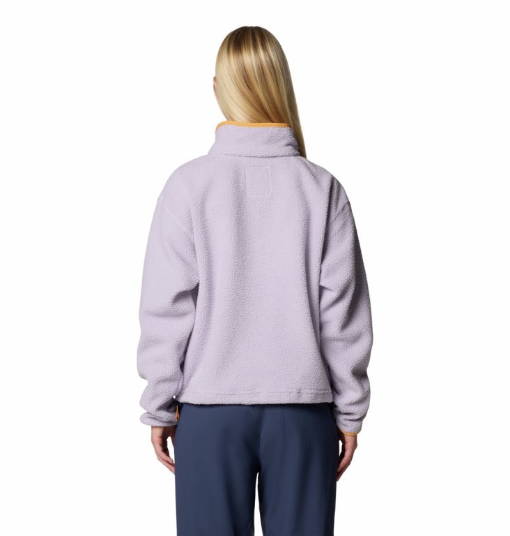 Кофта Columbia Helvetia™ II Cropped Half Snap Fleece W - фіолетово/жовта