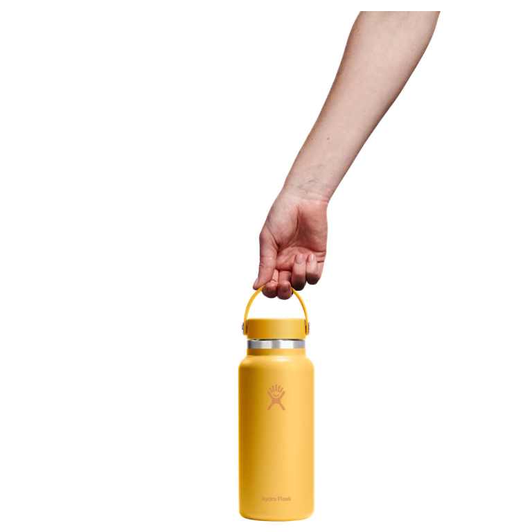 Термос Hydro Flask 32 унції (946 мл) Wide Flex Cap - жовтий