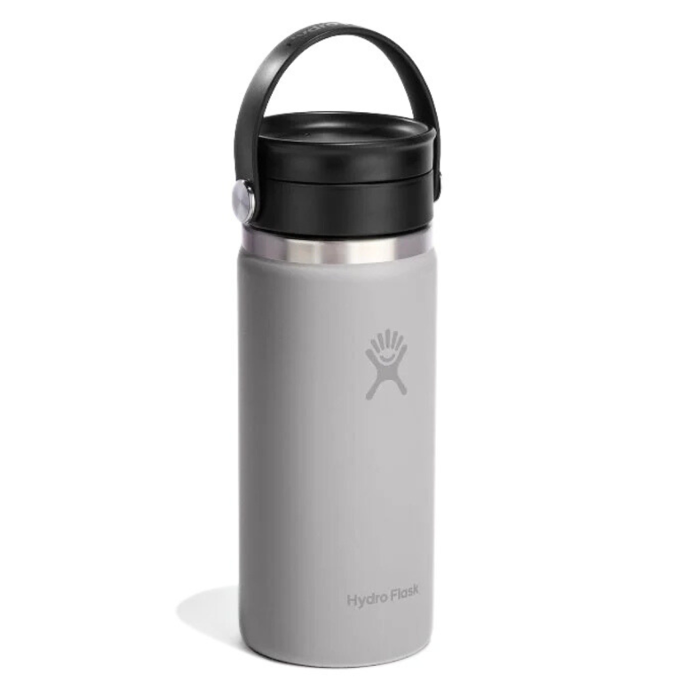Териочашка Hydro Flask Coffee 16 унцій (473 мл) Wide Mouth Flex Sip Lid - сіра