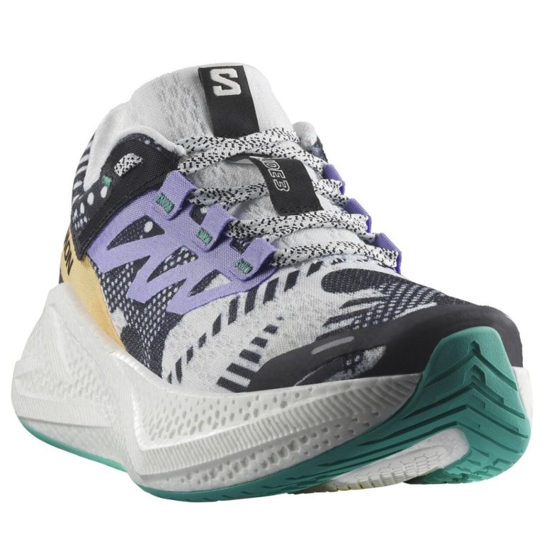 Кросівки Salomon Aero Glide 3 Proto Pack W - чорно/біло/фіолетові