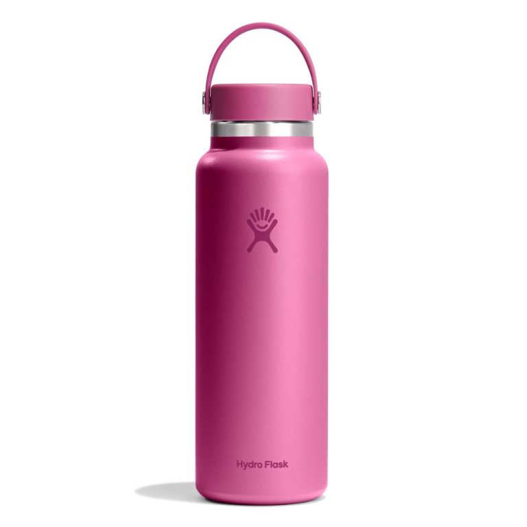Термос Hydro Flask 40 унцій (1183 мл) Wide Flex Cap - рожевий