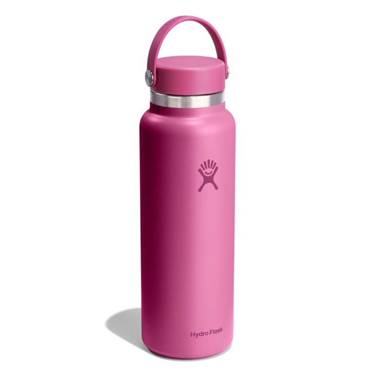 Термос Hydro Flask 40 унцій (1183 мл) Wide Flex Cap - рожевий