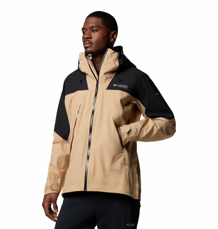 Куртка Columbia Northwest Explorer™ 3L Shell M - бежево-чорна