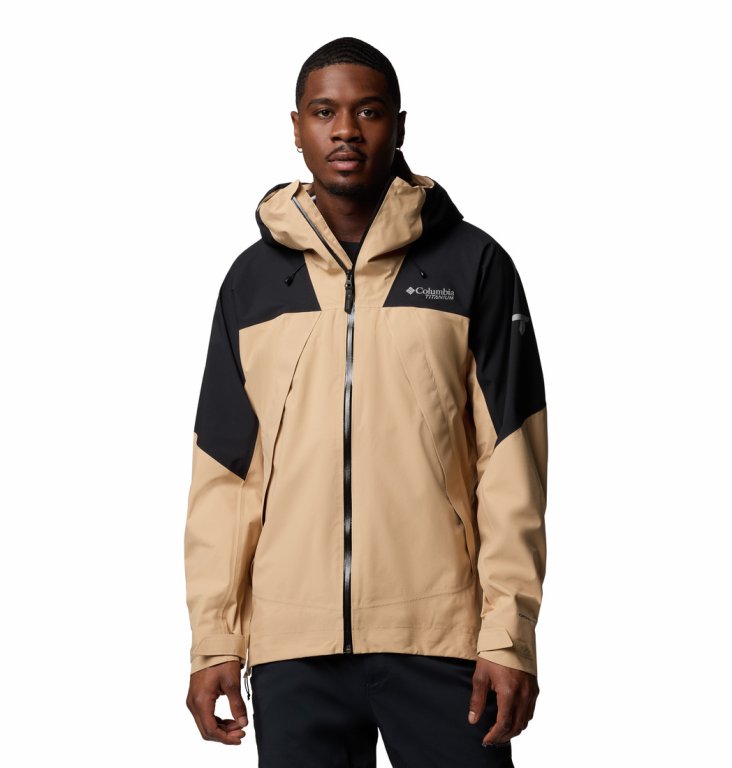 Куртка Columbia Northwest Explorer™ 3L Shell M - бежево-чорна