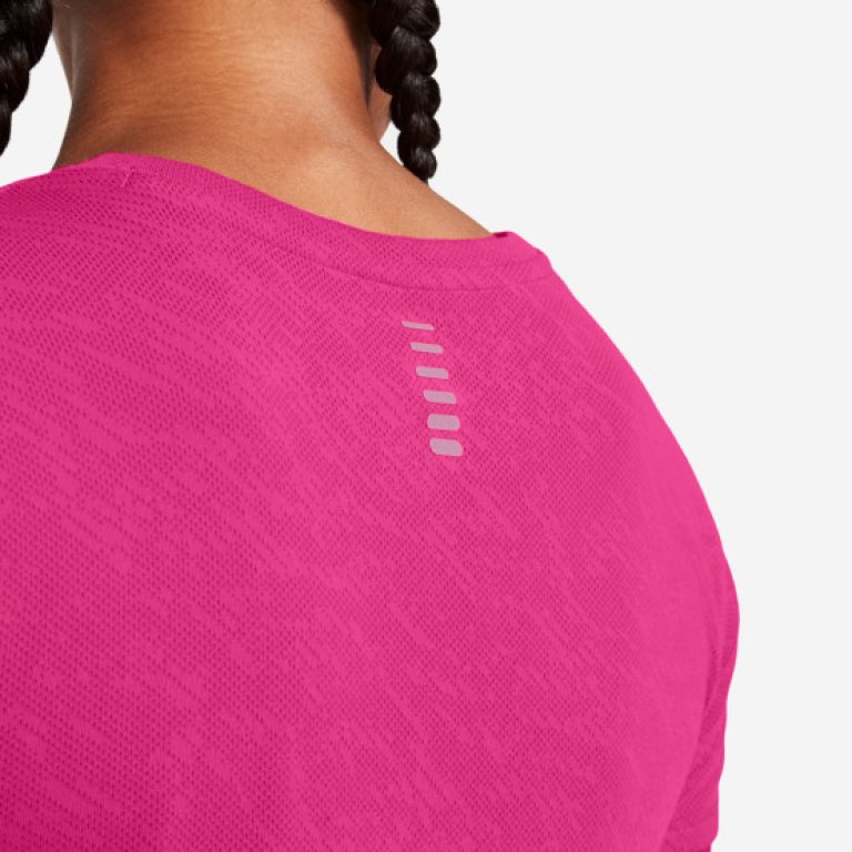 Tričko Under Armour Launch Camo SS W - růžová