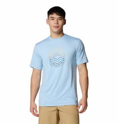 Футболка Columbia Kwick Hike™ Graphic SS Tee M - синя