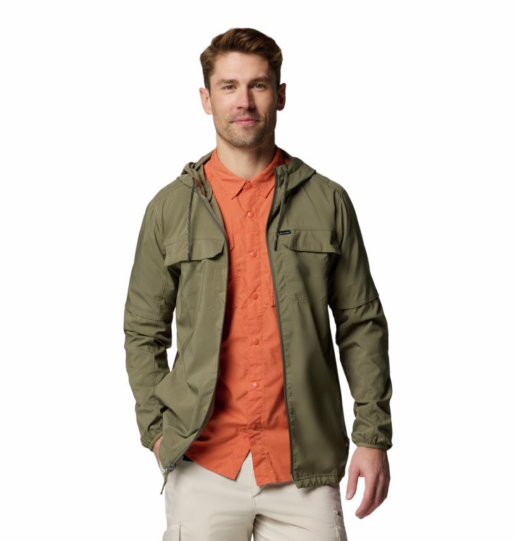 Куртка Columbia Skien Valley™ Hooded LS Shirt M - зелена