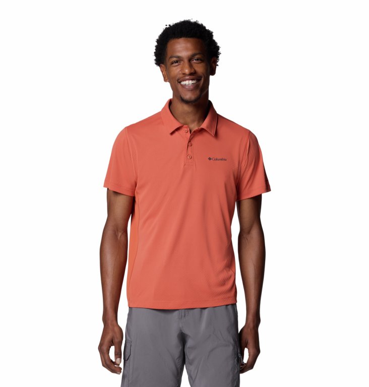 Футболка Columbia Zero Rules™ Light Polo M - червона