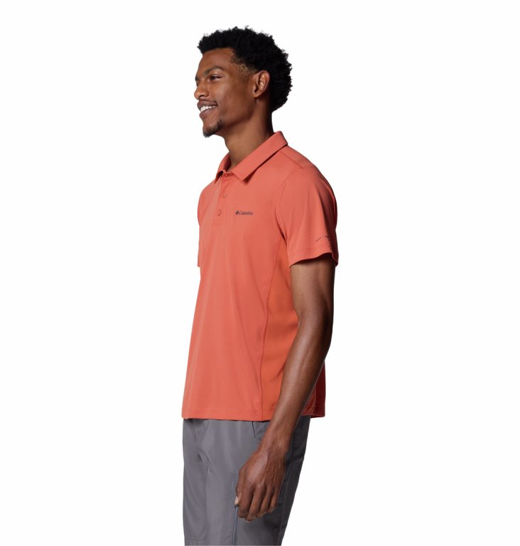Футболка Columbia Zero Rules™ Light Polo M - червона