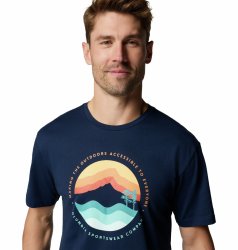 Футболка Columbia Path Lake™ Graphic Tee II M - синя