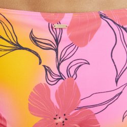 Plavky Firefly Sarina Painted Flower Softcup W - růžová/oranžová