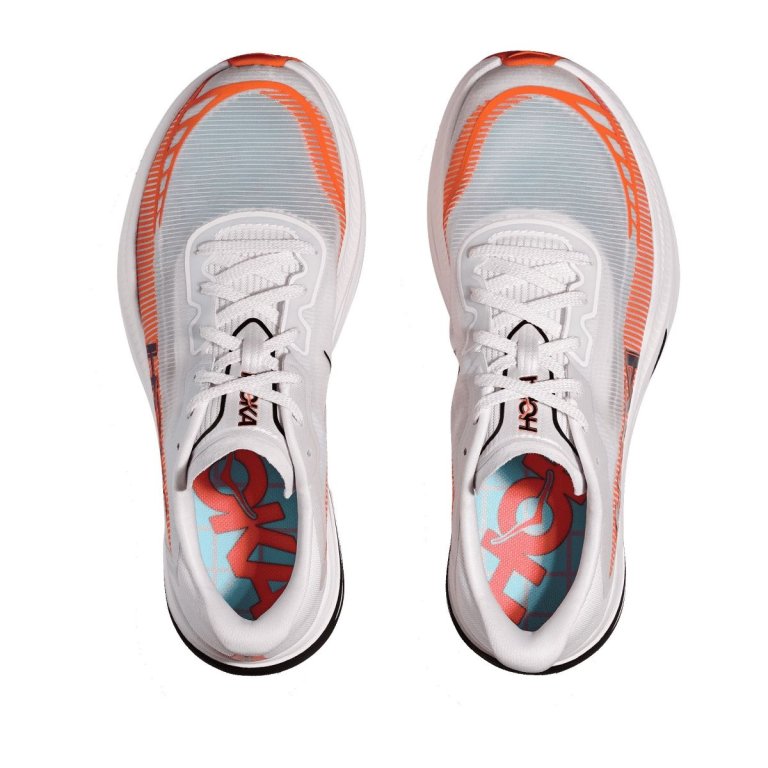 Кросівки Hoka Cielo X1 2.0 - сіро/помаранчеві