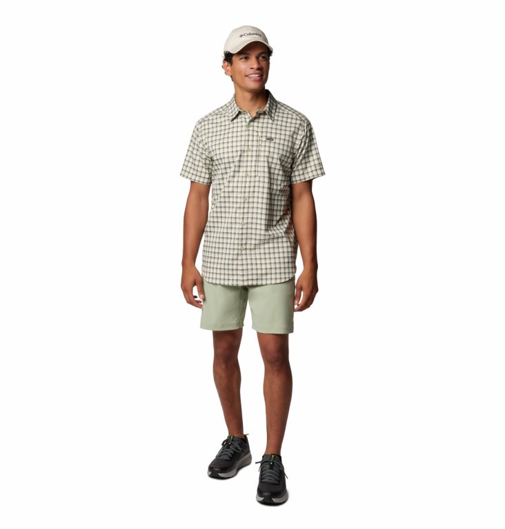 Сорочка Columbia Silver Ridge™ Utility Lite Новинка SS M - бежево/зелена