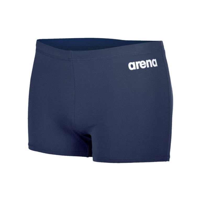 Plavky Arena Team Swim Short Solid M - modrá