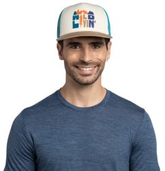 Кепка Buff Trucker - коричнево/синя