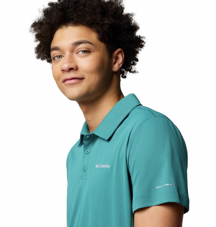 Футболка Columbia Zero Rules™ Light Polo M - синя
