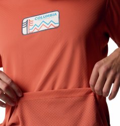 Футболка Columbia Zero Rules™ Light SS Graphic Crew M - помаранчева