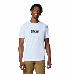 Футболка Columbia Zero Rules™ Light SS Graphic Crew M - біла