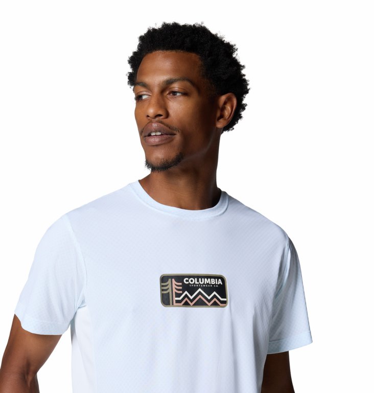 Футболка Columbia Zero Rules™ Light SS Graphic Crew M - біла
