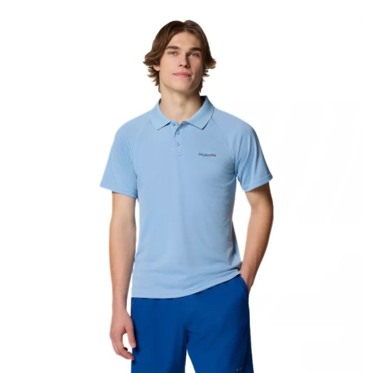 Футболка Columbia Alpine Chill™ Pro Polo M - синя