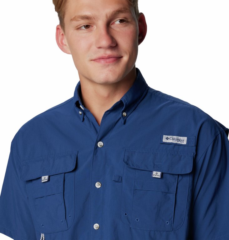 Сорочка Columbia Bahama™ II S/S Shirt M - синя