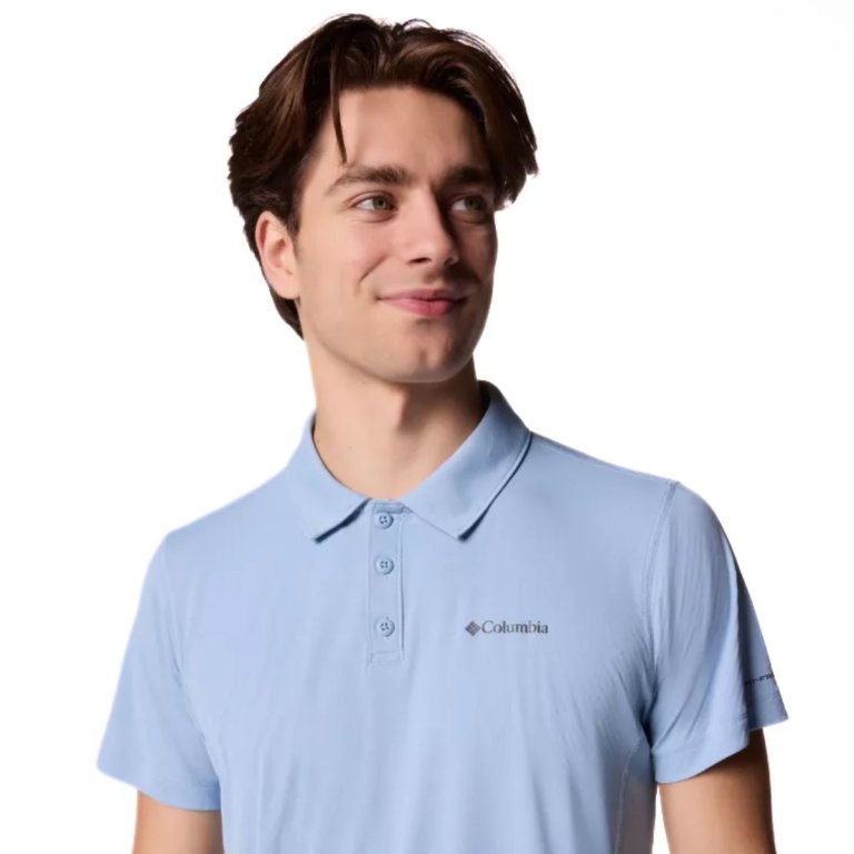 Футболка Columbia Zero Rules™ Light Polo M - синя