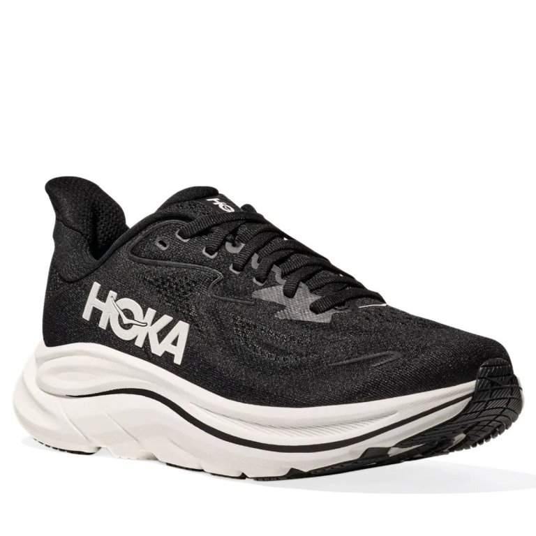 Obuv Hoka Clifton 10 Wide M - černá/bílá