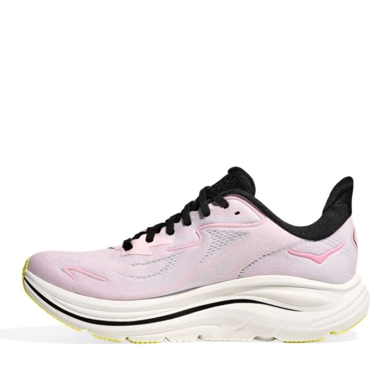 Кросівки Hoka Clifton 10 Wide W - рожево/чорні