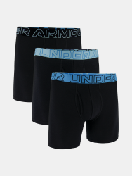 Труси Under Armour Performance Cotton 6In 3Pk Boxer Briefs M - чорні