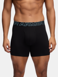 Труси Under Armour Performance Cotton 6In 3Pk Boxer Briefs M - чорні